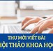 Thư mời viết bài hội thảo khoa học quốc gia “Marketing với Khởi nghiệp và Đổi mới sáng tạo trong thời đại số”